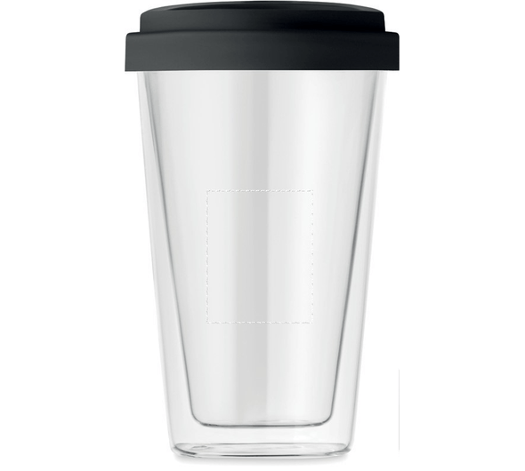 Wysokie szkło borokrzemianowe 350 ml